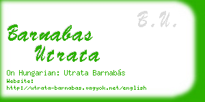barnabas utrata business card